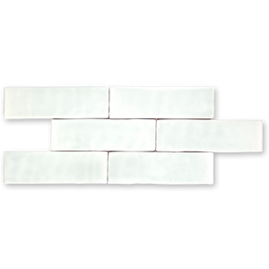 Andana 2x8 Subway Classic White Glossy Ceramic Loose Tile - Box of 5.4 Sq Ft