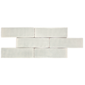 Andana 2x8 Subway Light Grey Glossy Ceramic Loose Tile - Box of 5.4 Sq Ft