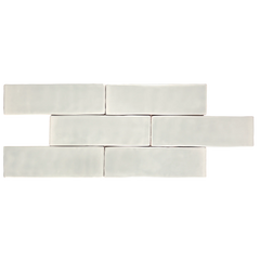 Andana 2x8 Subway Light Grey Glossy Ceramic Loose Tile - Box of 5.4 Sq Ft