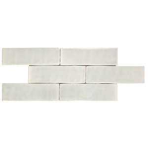 Andana 2x8 Subway Light Grey Glossy Ceramic Loose Tile - Box of 5.4 Sq Ft