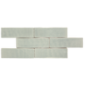 Andana 2x8 Subway Mint Green Glossy Ceramic Loose Tile - Box of 5.4 Sq Ft
