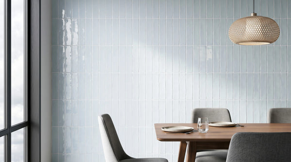Andana 3x12 Subway Classic White Glossy Ceramic Loose Tile - Box of 5.4 Sq Ft