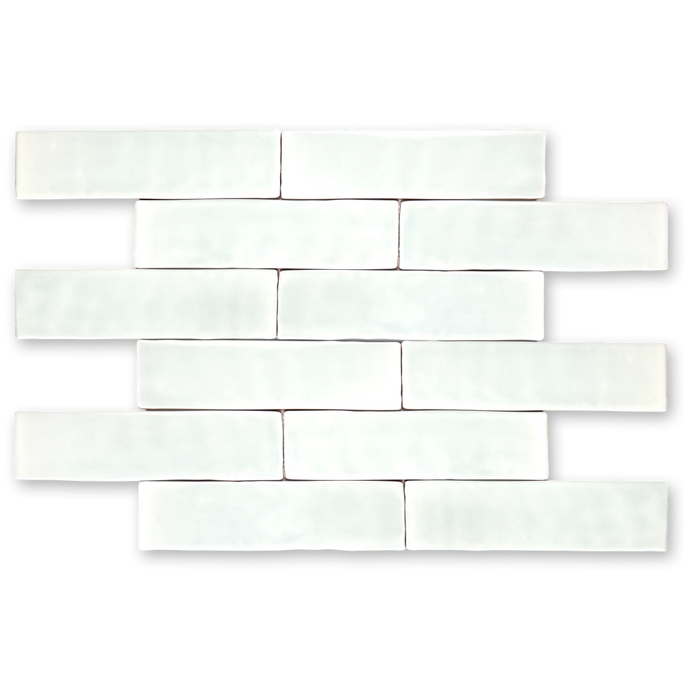 Andana 3x12 Subway Classic White Glossy Ceramic Loose Tile - Box of 5.4 Sq Ft