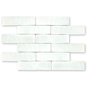Andana 3x12 Subway Classic White Glossy Ceramic Loose Tile - Box of 5.4 Sq Ft