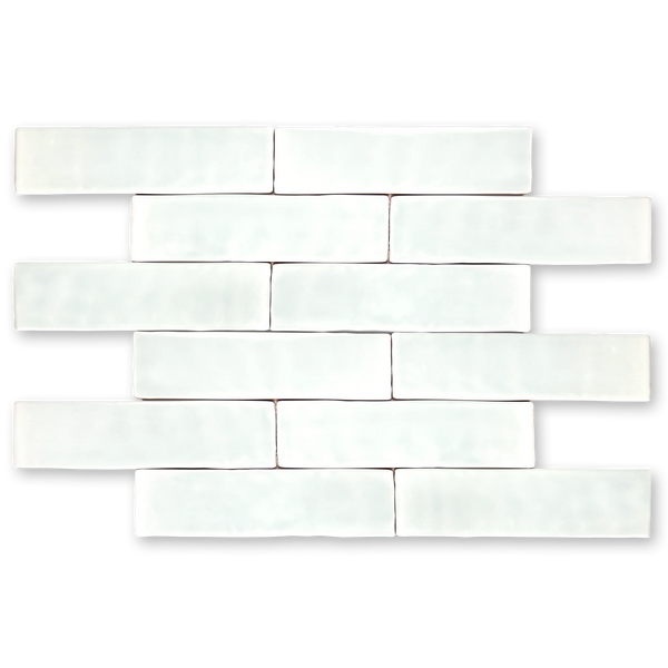 Andana 3x12 Subway Classic White Glossy Ceramic Loose Tile - Box of 5.4 Sq Ft