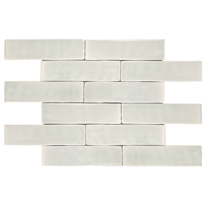 Andana 3x12 Subway Light Grey Glossy Ceramic Loose Tile - Box of 5.4 Sq Ft
