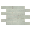 Andana 3x12 Subway Mint Green Glossy Ceramic Loose Tile - Box of 5.4 Sq Ft