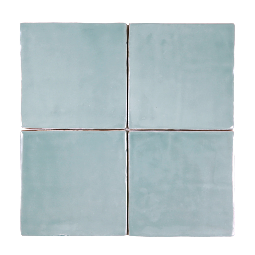 Andana 5x5 Subway Ice Blue Ceramic Loose Tile - Box of 6 Sq Ft