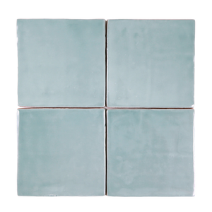 Andana 5x5 Subway Ice Blue Ceramic Loose Tile - Box of 6 Sq Ft