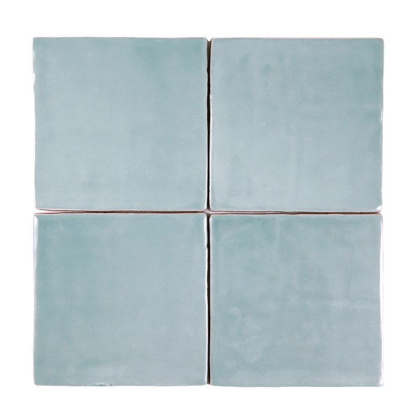 Andana 5x5 Subway Ice Blue Ceramic Loose Tile - Box of 6 Sq Ft