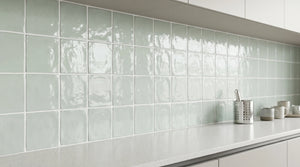 Andana 5x5 Subway Light Grey Ceramic Loose Tile - Box of 6 Sq Ft