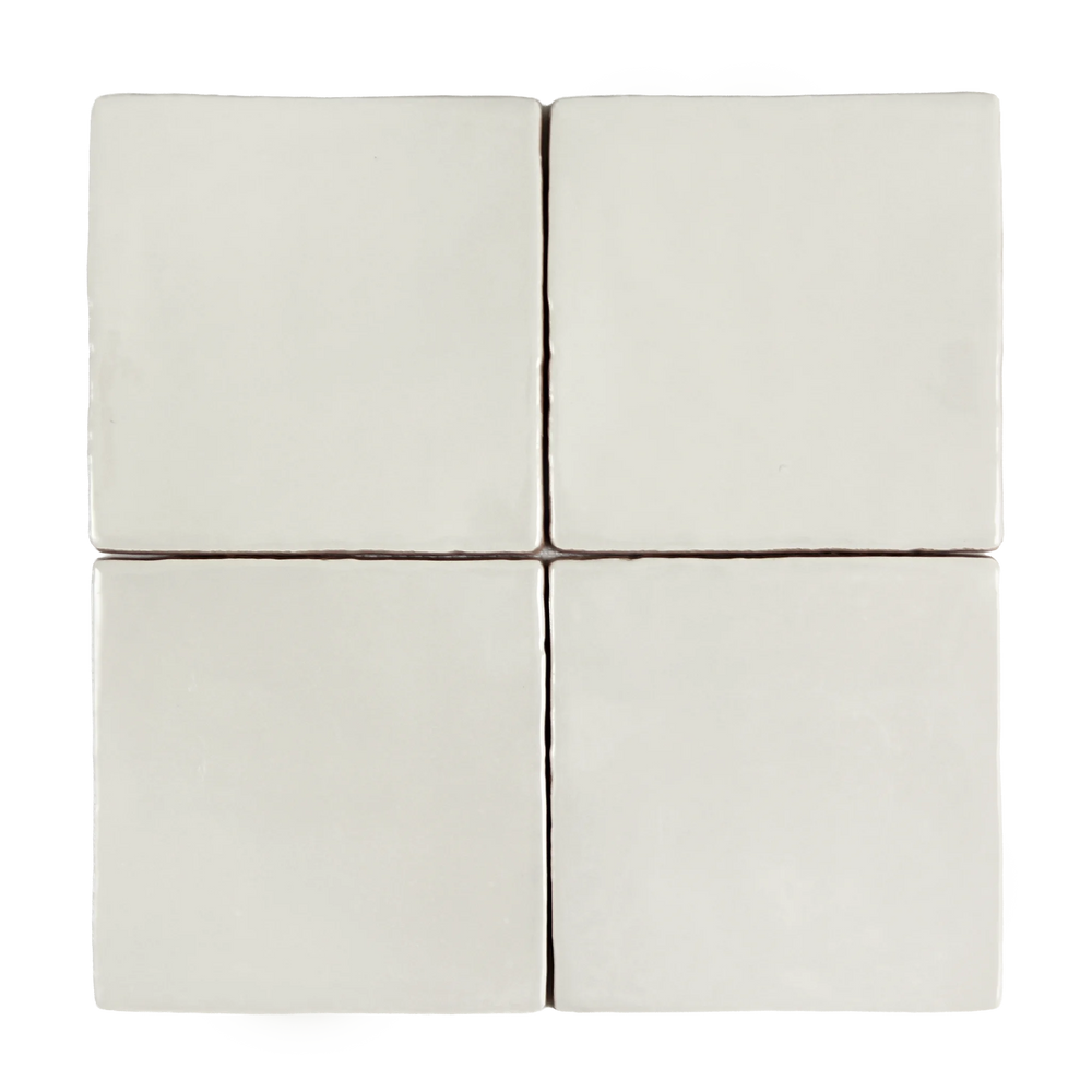 Andana 5x5 Subway Light Grey Ceramic Loose Tile - Box of 6 Sq Ft