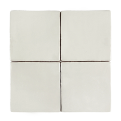 Andana 5x5 Subway Light Grey Ceramic Loose Tile - Box of 6 Sq Ft