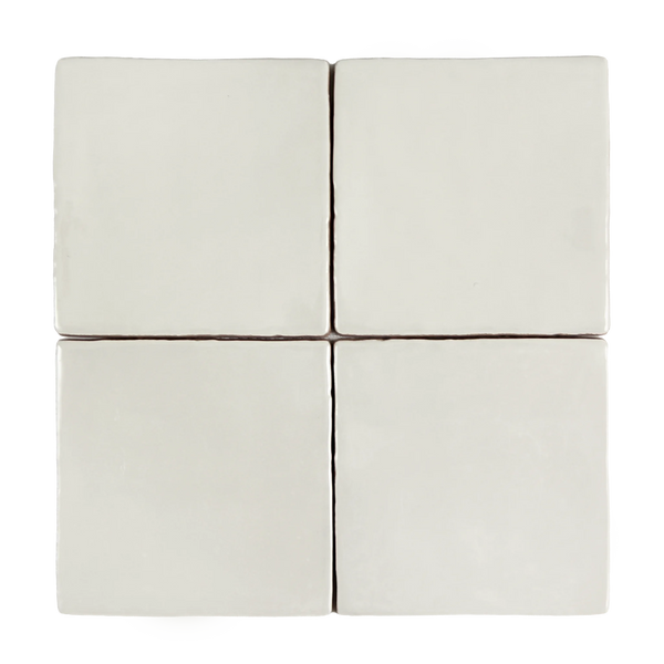Andana 5x5 Subway Light Grey Ceramic Loose Tile - Box of 6 Sq Ft