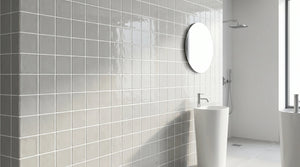 Andana 5x5 Subway Light Grey Ceramic Loose Tile - Box of 6 Sq Ft