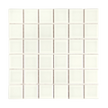 Andana 2x2 Square Bone White Ceramic Mosaic Tile - 12