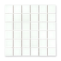 Andana 2x2 Square Classic White Ceramic Mosaic Tile - 12
