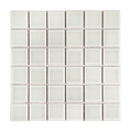 Andana 2x2 Square Light Grey Ceramic Mosaic Tile - 12