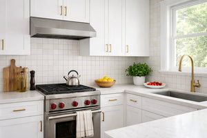 Aurora 2x2 Square Frost White Marble Mosaic Tile - 12" x 12"