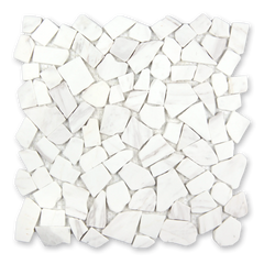 Earthisan Sliced Stone Calacatta Grey Mosaic Tile – 12" x 12"