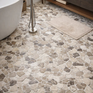 Earthisan Sliced Stone Spanish Blend Mosaic Tile – 12" x 12"