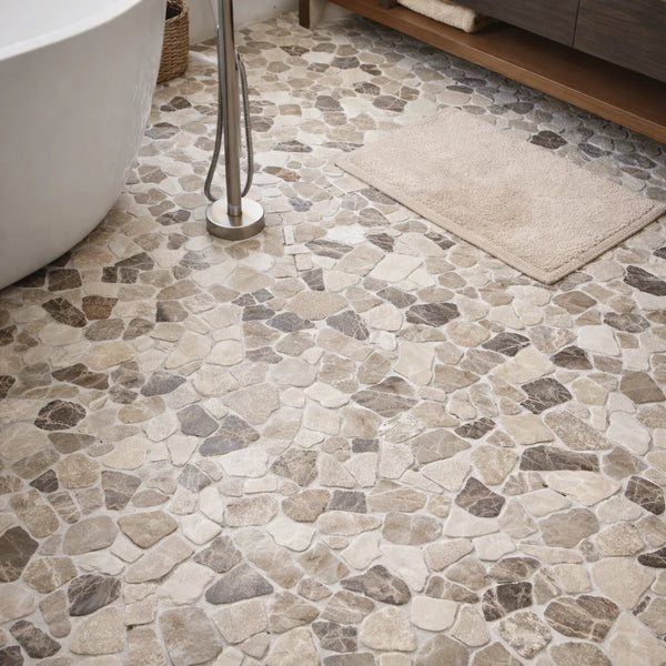 Earthisan Sliced Stone Spanish Blend Mosaic Tile – 12" x 12"