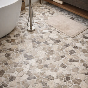 Earthisan Sliced Stone Spanish Blend Mosaic Tile – 12" x 12" - Sample