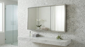 Modcycle Pebble Recycled Glass Calacatta Grey Mosaic Tile – 11.5" x 12" - Sample