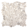 Modcycle Pebble Recycled Glass Grey Bisque Mosaic Tile – 11.5