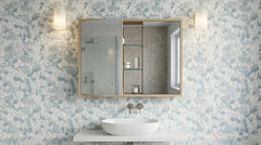 Modcycle Pebble Recycled Glass Sky Blue Mosaic Tile – 11.5" x 12" - Sample