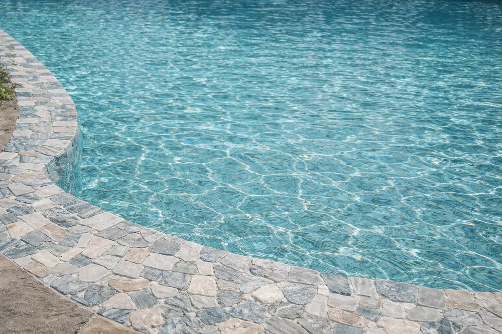 Novare Sliced Stone and Glass Ash Grey Mosaic Tile – 12" x 12"