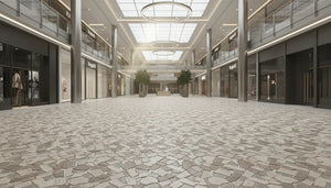 Novare Sliced Stone and Glass Taupe Mosaic Tile – 12" x 12" - Sample