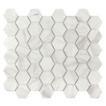 Vistan Hexagon Calacatta Grey Matte Recycled Glass Mosaic Tile – 11